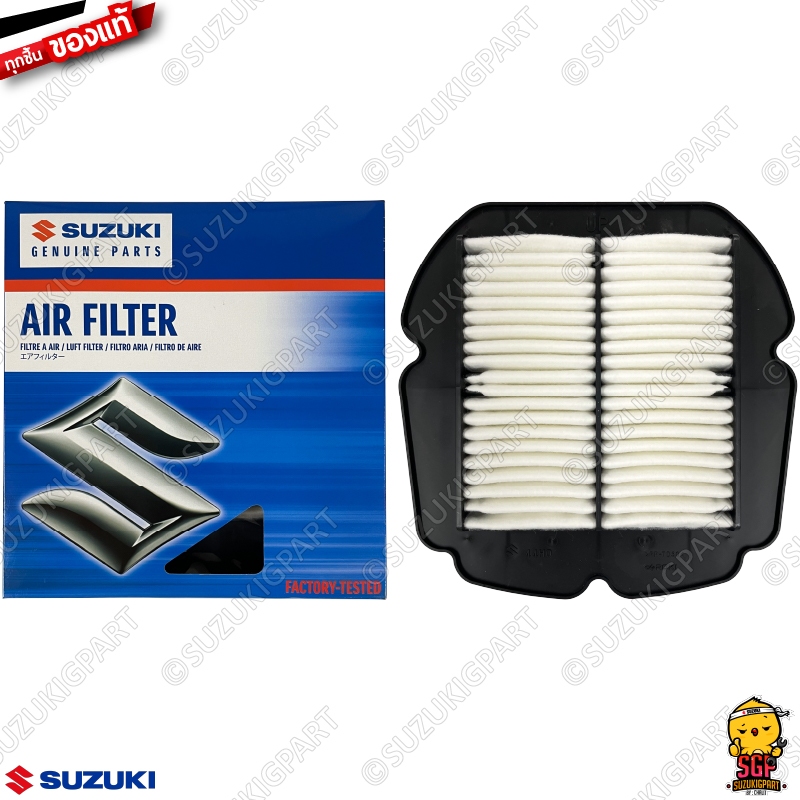 ไส้กรองอากาศ FILTER, AIR CLEANER แท้ Suzuki Gladius / SFV650 / SFV650A / SV650A / SV650XA