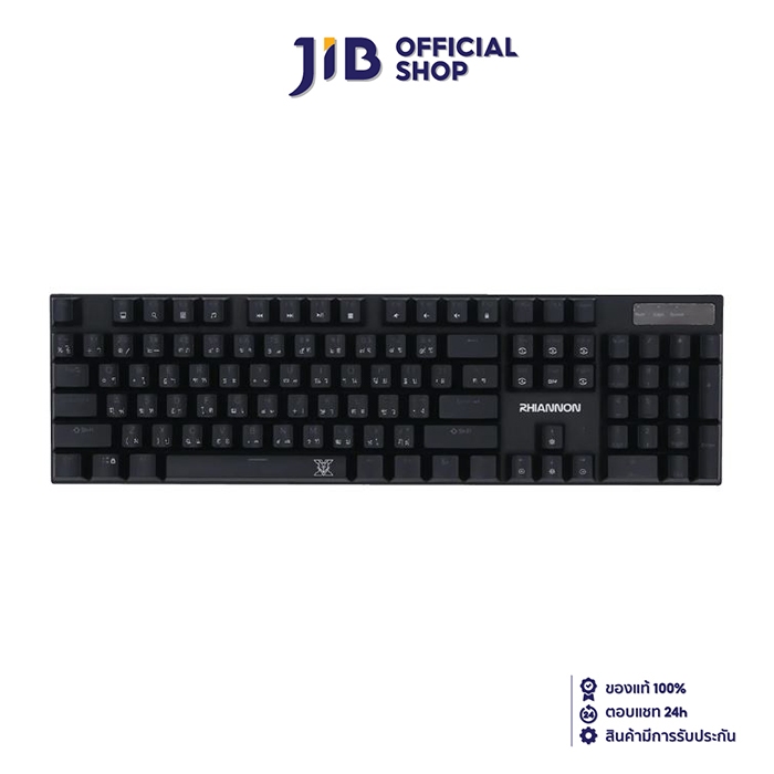 KEYBOARD (คีย์บอร์ด) NUBWO X62 RHIANNON (BLACK) (BLUE SWITCH - MINI RGB - EN/TH)