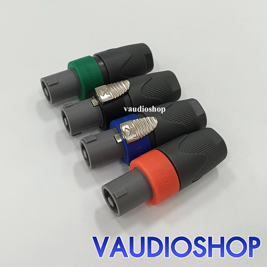 LIDGE YM-502 ปลั๊กลำโพง 2 ขั้ว สปีคคอน 2 ขา Speakon ดำ, ส้ม, เขียว, น้ำเงิน สเปกคอน ลิดจ์ YM502
