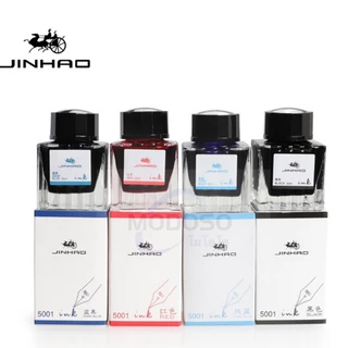 พร้อมส่ง JinHaoไส้หมึกซึม น้ำหมึกขวด สำหรับปากกาหมึกซึม /หัวแร้ง มีหลายสีให้เลือก หมึกขวด50 มล.(ราคาต่อขวด)#หมึก#จินห่าว