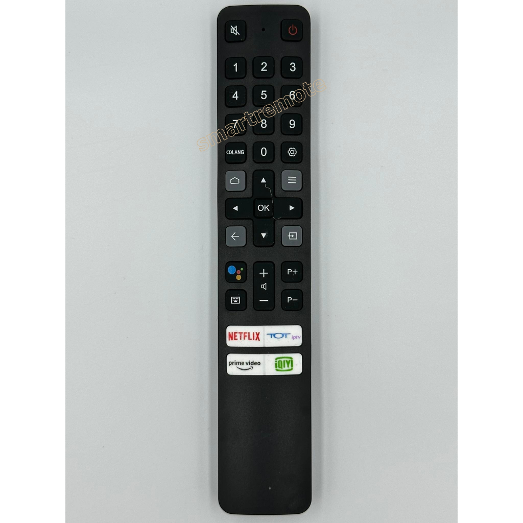 รีโมททีวี TCL รุ่น RC901V (ไม่รองรับคำสั่งเสียง) มีปุ่ม Netflix / TOT iptv