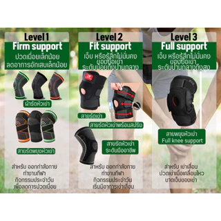 🎖️[ซื้อ1ฟรี 1]ผ้ารัดหัวเข่า Knee support สายรัดเข่า (K3) ปลอกผ้าสวมหัวเข่า สนับเข่า ซัพพอร์ตเข่า
