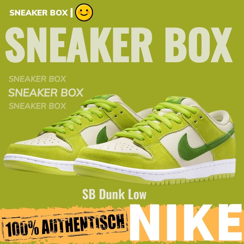 (ส่งฟรี) Nike SB Dunk Low"Green Apple" รองเท้าผ้าใบ รองเท้า nike DM0807-300