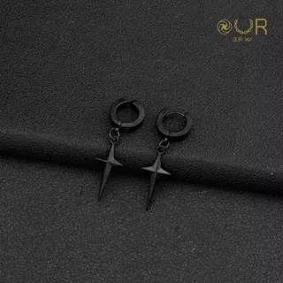 Our XX Holy hoop-Clip ต่างหูเจาะและหนีบ วัสดุไทเทเนียมเกรดเครื่องมือแพทย์ (P032-P034)(C055-C057)