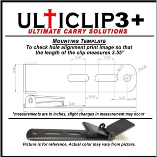 คลิปเหน็บ Ulticlip​ 3+ ของแท้ Made​ in​ USA​