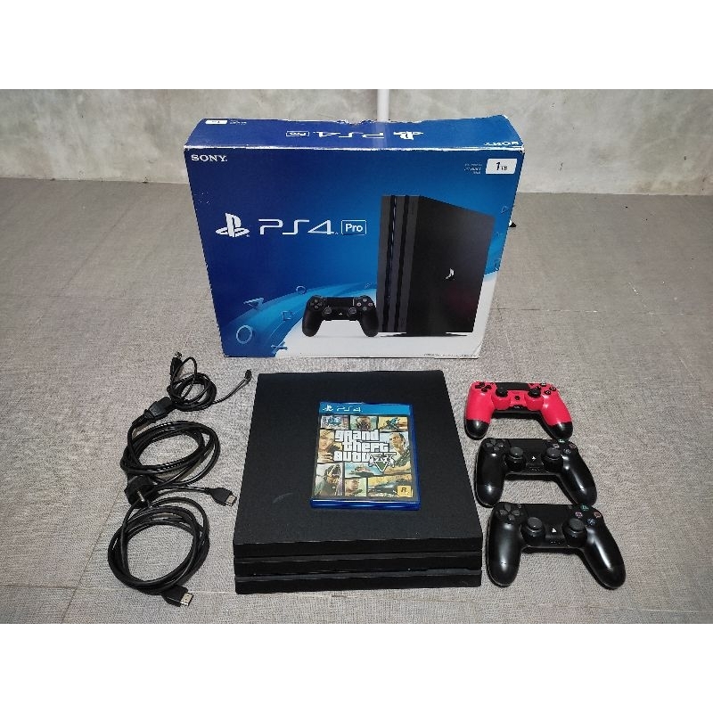 [ส่งฟรี!!] PlayStation PS4 Pro 1TB มือสอง แถมเกมส์ GTA 5