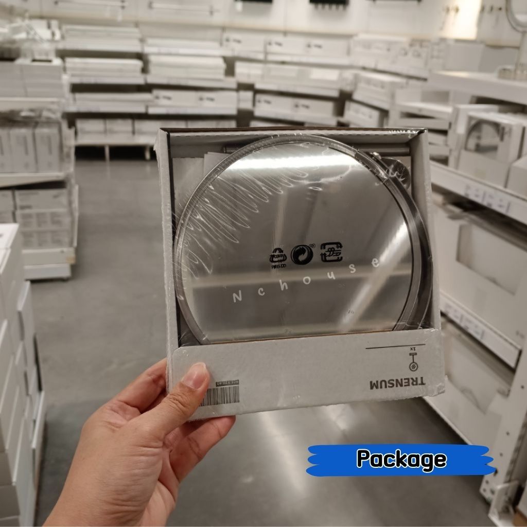 Ikea อิเกีย กระจก ใช้แต่งหน้า สแตนเลส มี 2ด้าน - รูปที่ 4