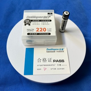 ถ่านชาร์จ ลิเธียมฟอสเฟต LiFePo4 ขนาด AAA (10440) 3.2V 220 mA…