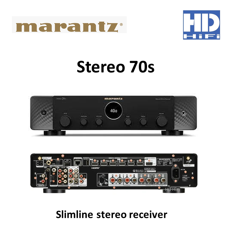 Marantz Stereo70s Slimline stereo receiver รับประกันโดย Music Plus Cinema
