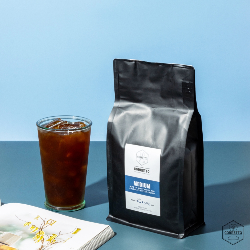 เมล็ดกาแฟ CORRETTO คั่วกลาง MEDIUM ROAST