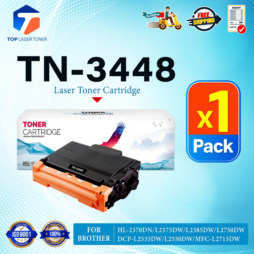 ซื้อแพ็คคู่ตลับหมึก+ตลับดรัม สุดคุ้ม ! TN3448 TN3478 For Brother HL-L5000D/HL-L5100DN/HL-L6200DW/HL-L6400DW/DCP-L5600DN