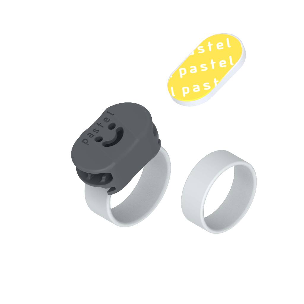 pastel scented ring แหวนกลิ่นหอม สีเทา