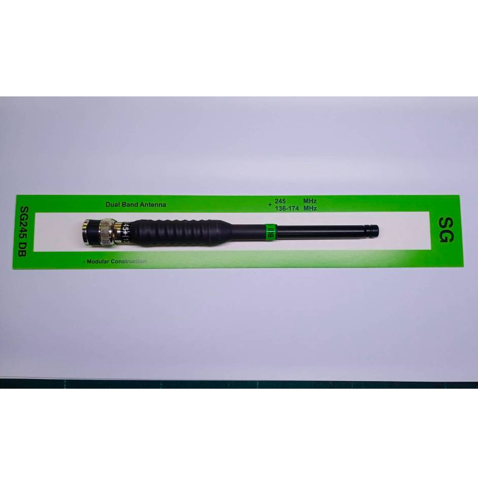 เสาวิทยุสื่อสาร เสาวอร์ SG245DB แบบสไลด์ 7 ท่อน ขั้ว BNC Dual Band ความถี่ 136-174 , 245 MHz