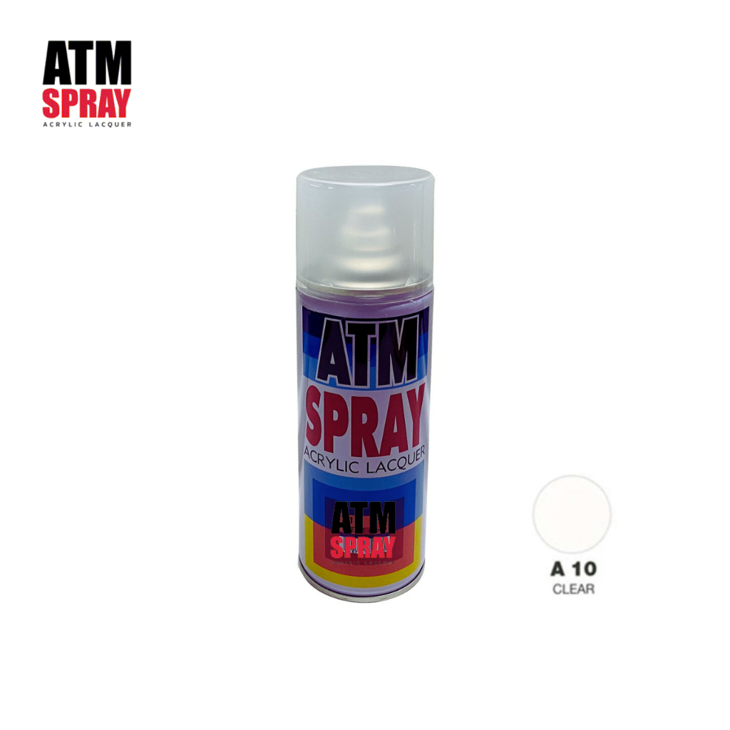 ATM A10 CLEAR สเปรย์ เคลือบเงา แลคเกอร์ เคลือบชิ้นงานได้อเนกประสงค์