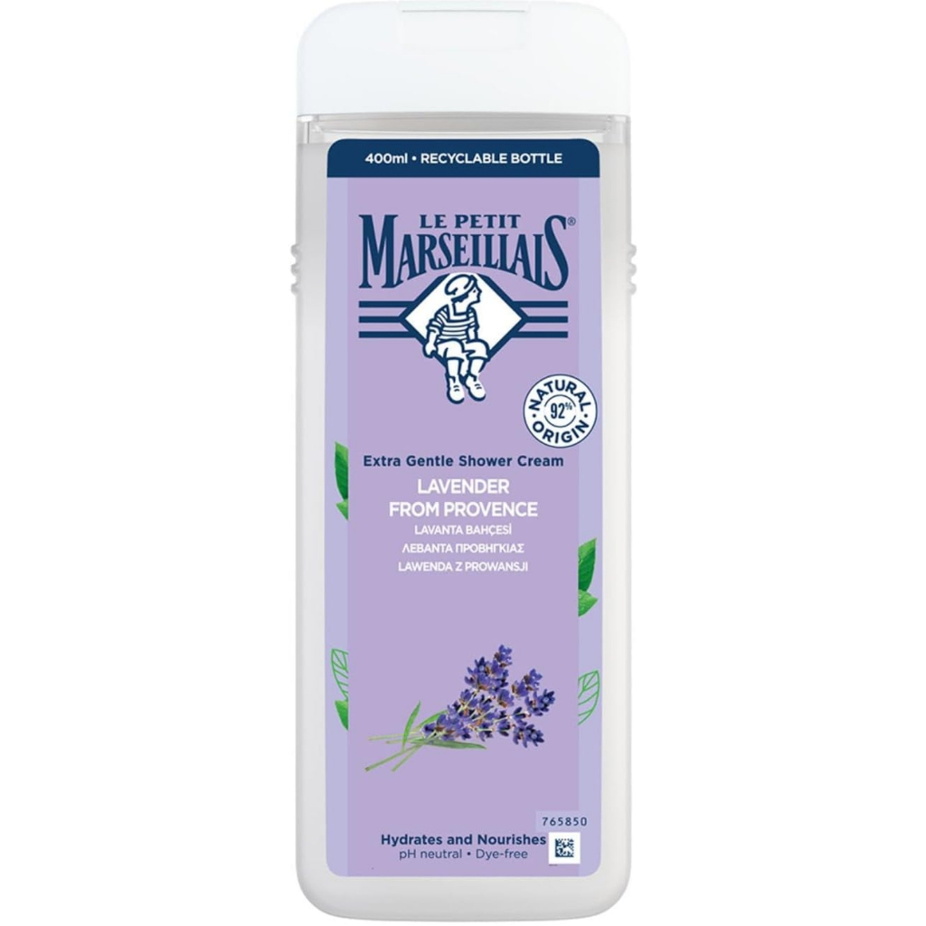 le petit marseillais shower gel lavender honey (400 ml)