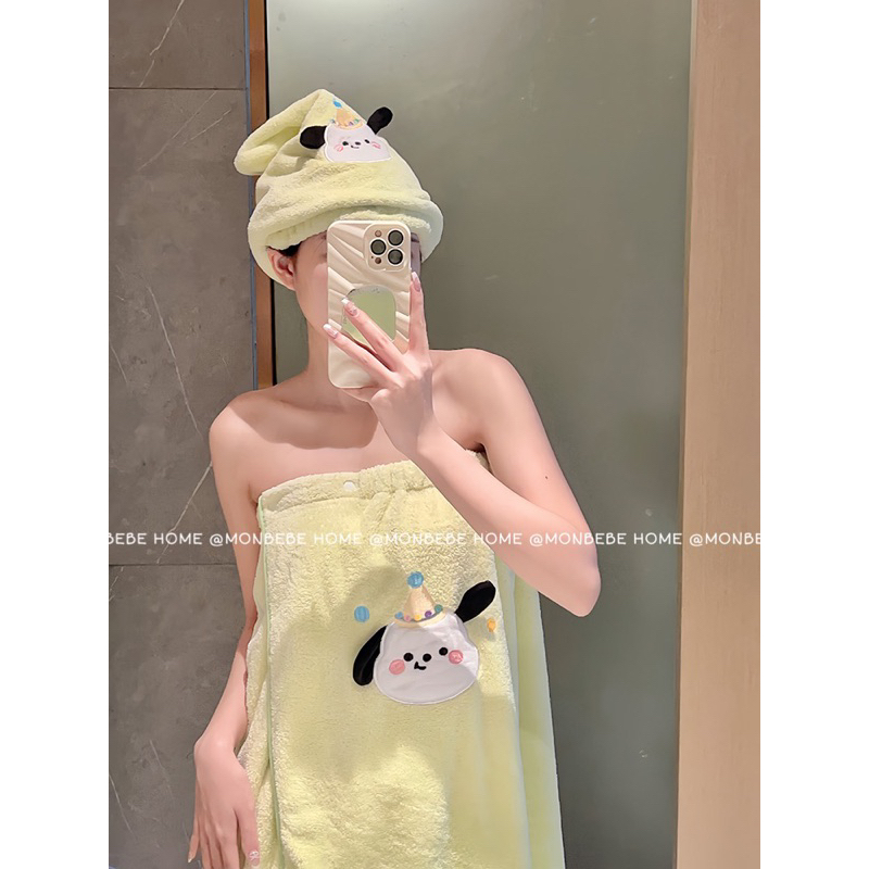 ผ้าเช็ดตัว ผ้าขนหนูนาโน ผ้าเช็ดผม สำหรับเด็กและผู้ใหญ่  พร้อมส่ง