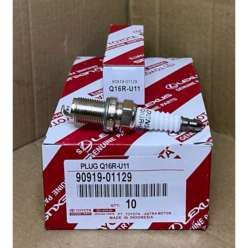 หัวเทียน Toyota เบอร์ Q16R-U11 ใช้กับรถยนต์ TOYOTA 16V,HONDA 4ตัวชุด