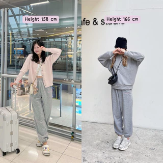 (ขาจั้ม) Teddy Sweatpants - กางเกงวอร์ม ผ้านิ่ม (มีพลัสไซส์)