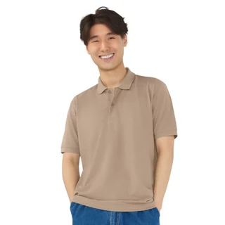 GQ Minimal Polo™ เสื้อโปโลยับยั้งกลิ่นเหงื่อ สีน้ำตาล (มินิมอลโปโล)