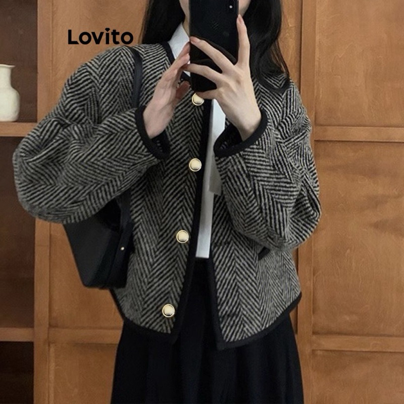 Lovito เสื้อคลุมผู้หญิง