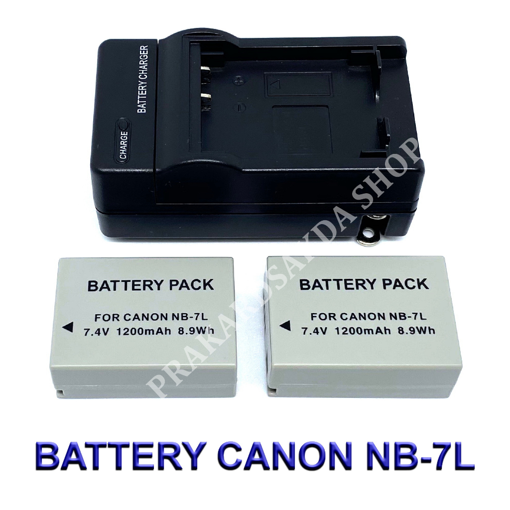 NB-7L / NB7L Battery and Charger For Canon IXUS 310HS,Powershot SX30 IS,SX30IS,G10,G11,G12,Canon CB-2LZ BY PRAKARDASAKDA