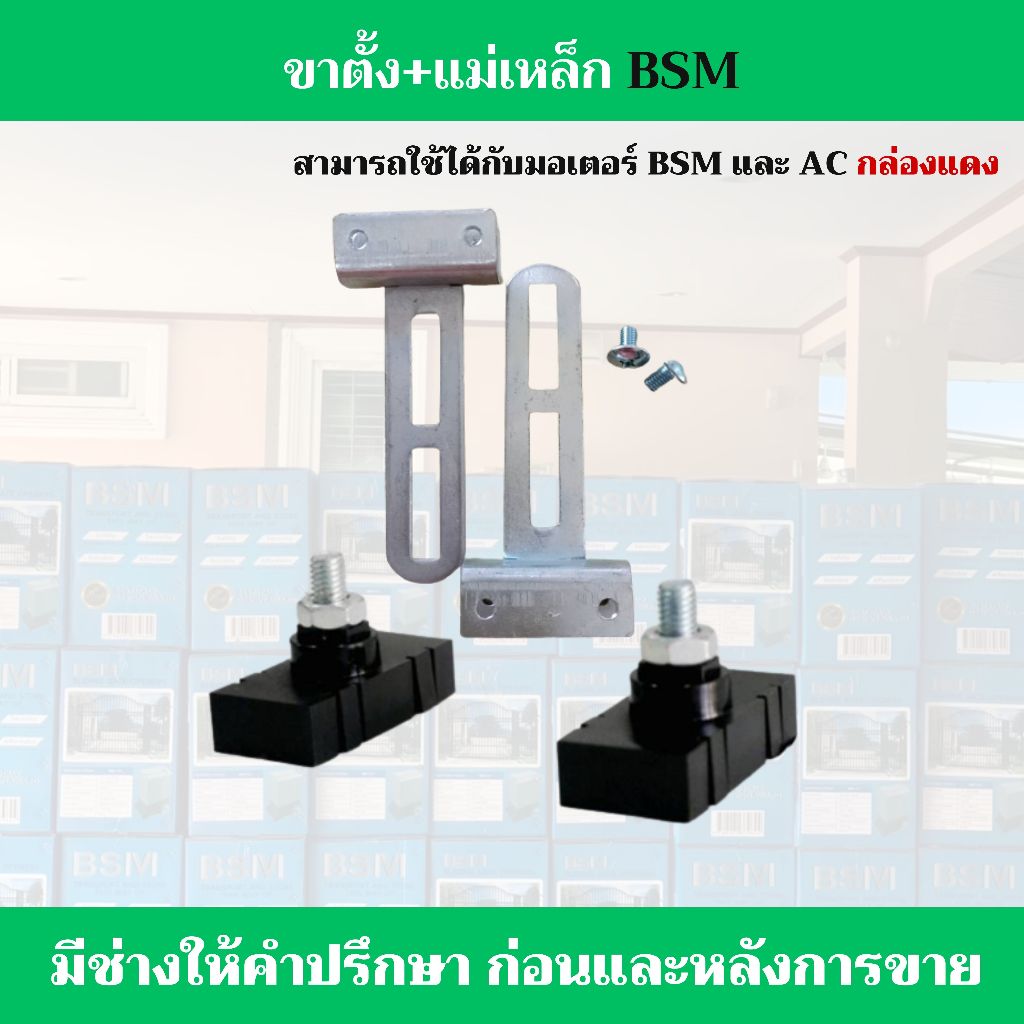 ชุดแม่เหล็ก BSM+ขาจับ พร้อมน๊อต