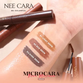 NEE CARA นีคาร่า มาสคาร่า มาสคาร่าปัดคิ้ว หัวแปรงสลิม 6 กรัม N608