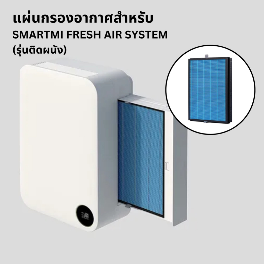 MI ไส้กรองอากาศ ไส้กรอง XFXT01-FLG  กรองครบวงจร ฝุ่นPM2.5 แบคทีเรีย ควัน กลิ่น (HEPA H13 เกรดแพทย์) ราคา ถูกที่สุด ดีลบีเคเค แกลเลอรีภาพที่ 8