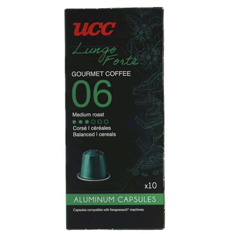 UCC Capsule Coffee ยูซีซี กาแฟแคปซูล ลุงโกฟองเต กูร์เมต์ (แพ็ค 10 แคปซูล)