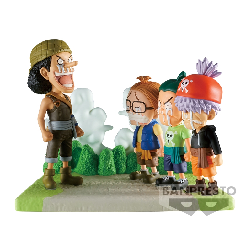 Bandai(บันได) BANPRESTO ONE PIECE WORLD COLLECTABLE FIGURE LOG STORIES-USOPP PIRATES-