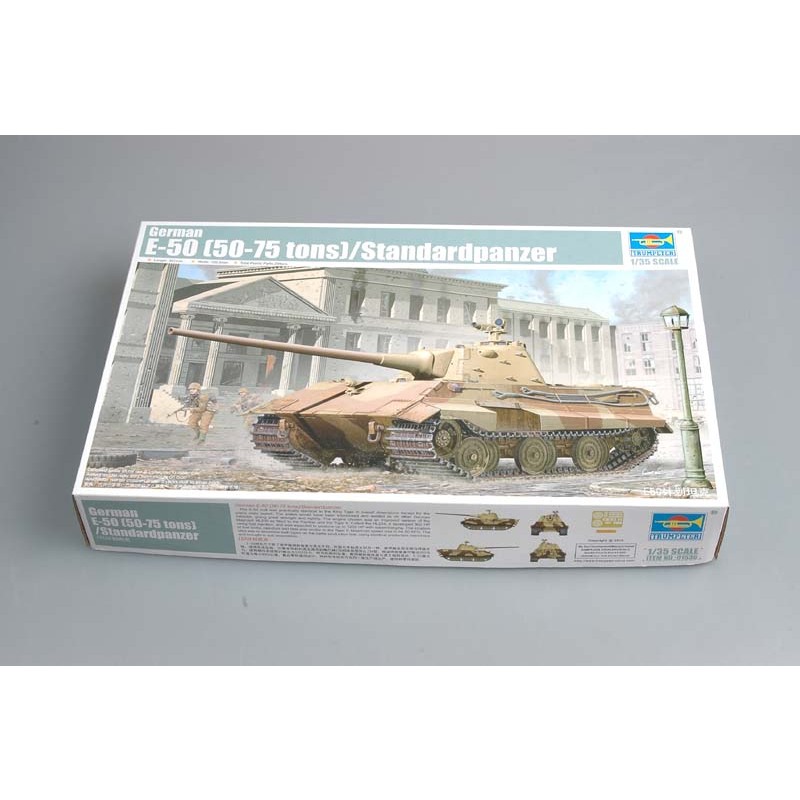 พลาสติก โมเดล ประกอบ TRUMPETER สเกล  1/35 German E-50 (50-75 tons)/Standardpanzer (01536)