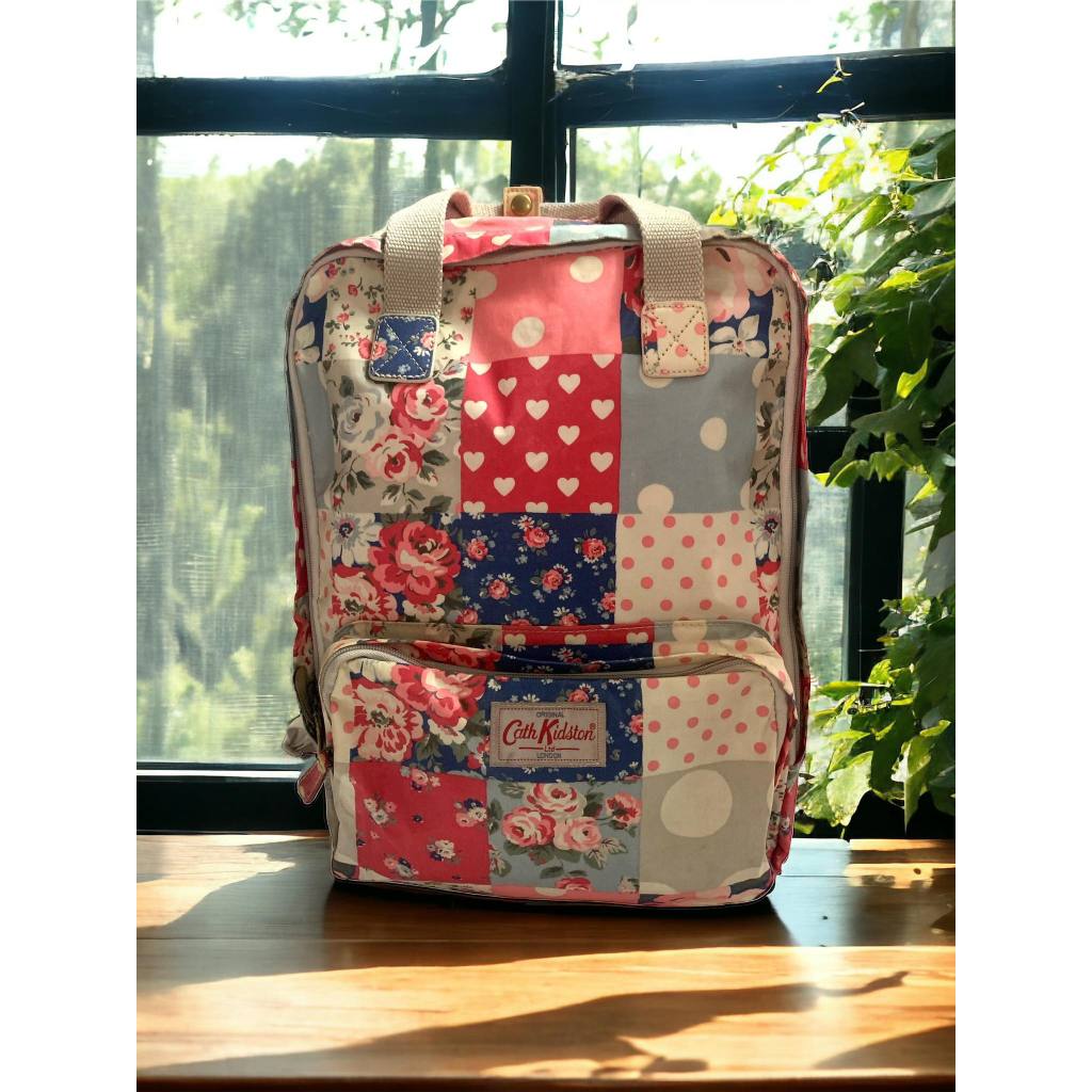 เป้ Cath Kidston แท้ ลวดลายสวยงาม มือสอง