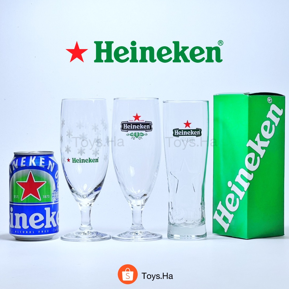 ของแท้! Heineken แก้วเบียร์ญี่ปุ่น แก้วช็อต แบรนด์ Heineken ของแท้จากประเทศญี่ปุ่น