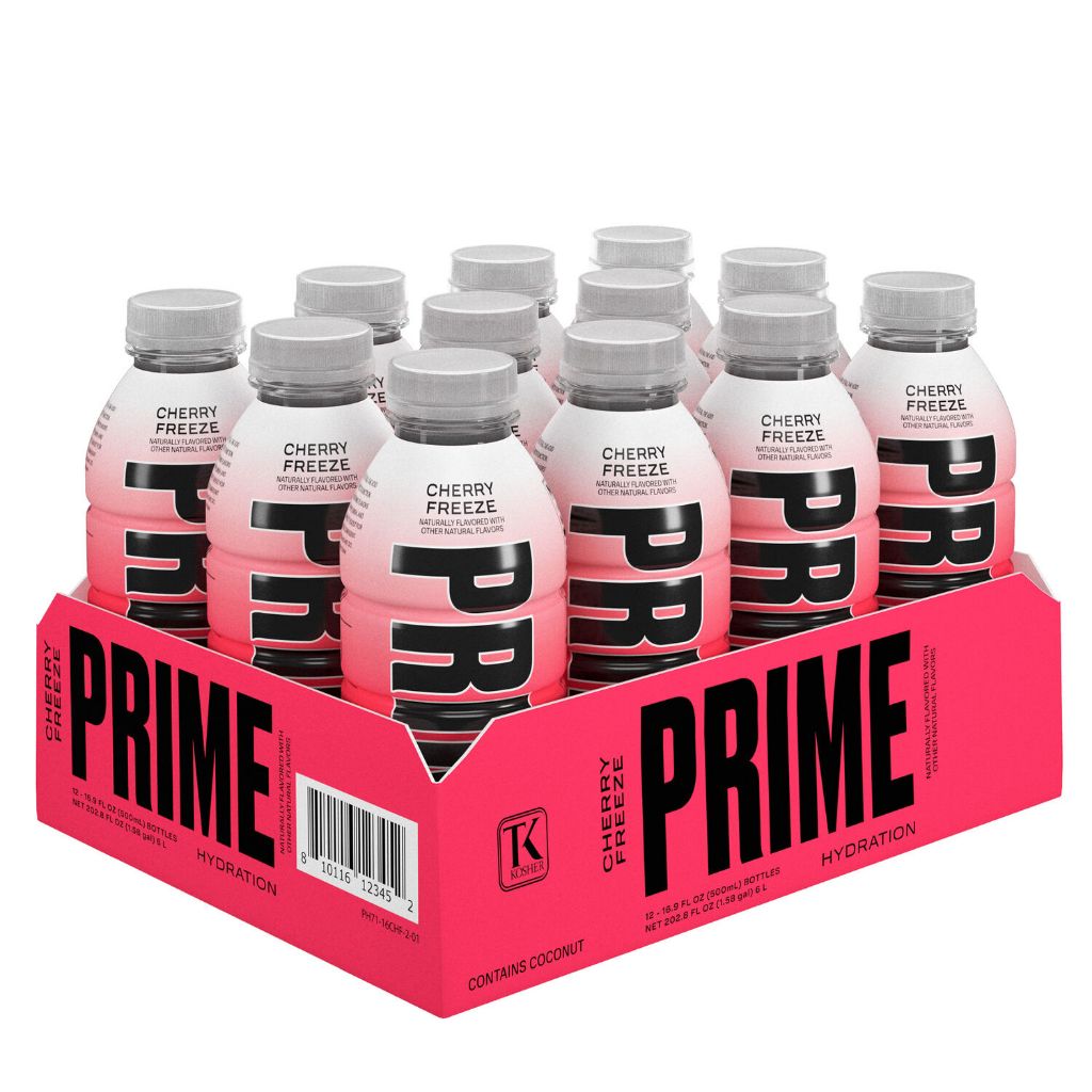 Prime Hydration Drink Cherry Freeze Flavor 12 Pack