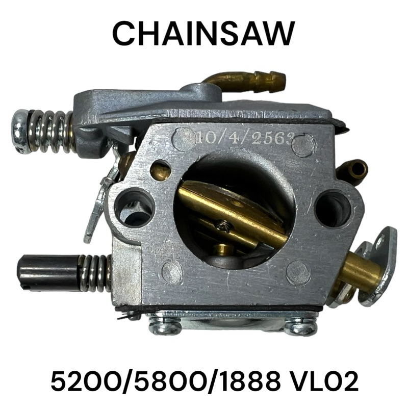 คาร์บูเรเตอร์ คาบิว คาบู อะไหล่เลื่อยโซ่ รุ่น 5200 5800 1888 VL02