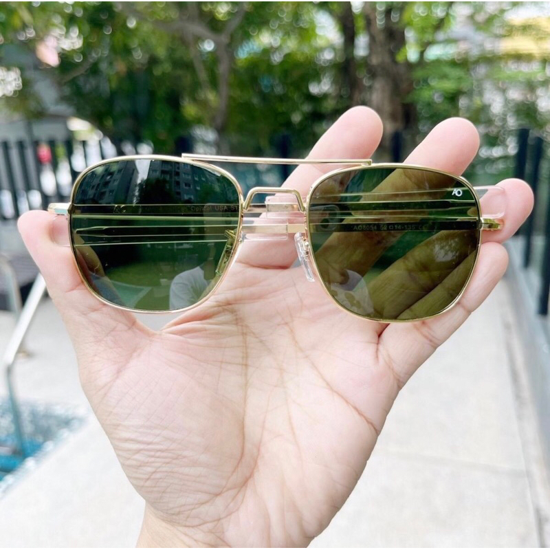 พร้อมส่ง แว่นกันแดด ทรง คาราวาน ใส่ได้ ชาย-หญิง