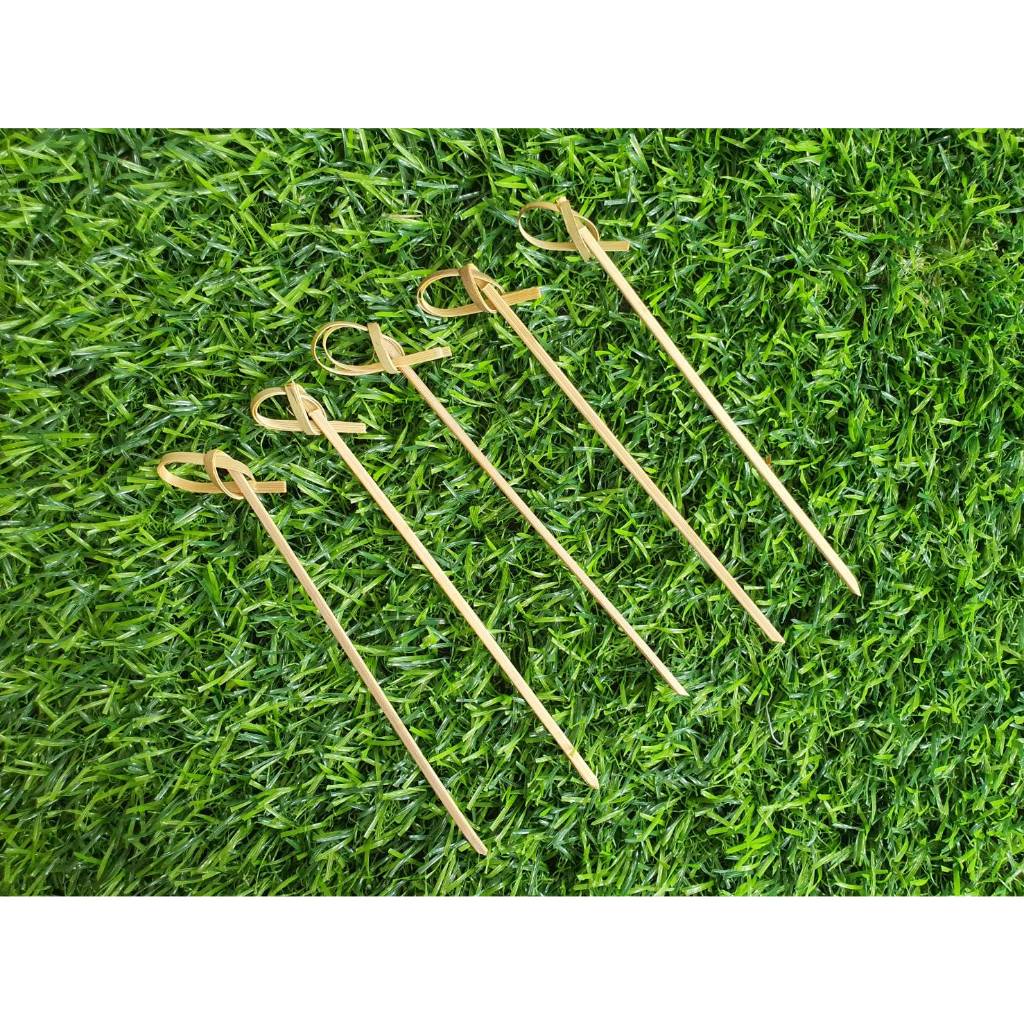 Greenearth ไม้จิ้มหัวน็อต  ไม้จิ้มอาหาร ความยาว 7ซม. ,9ซม. ,12ซม. (แพ็ค100ชิ้น) ราคา ถูกที่สุด ดีลบีเคเค แกลเลอรีภาพที่ 4