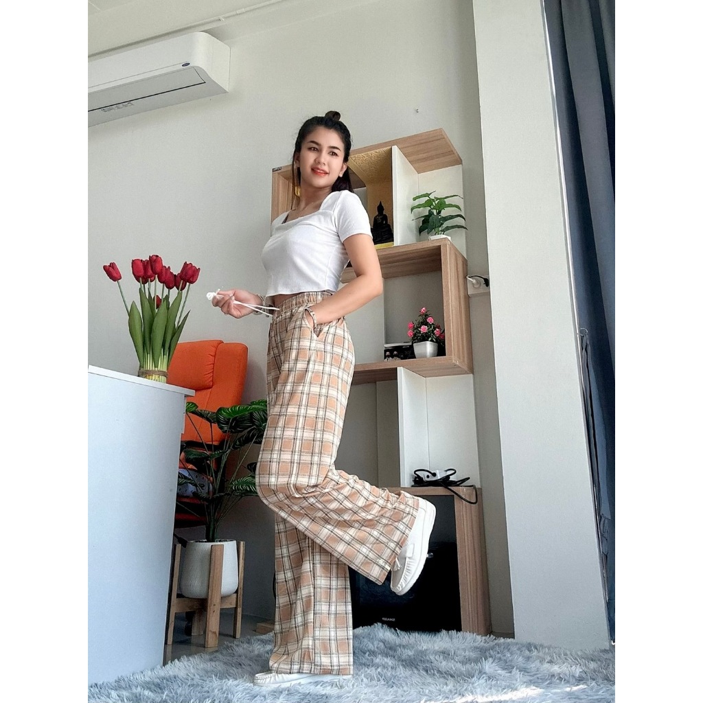 กางเกงผ้าเย็นใส่สบาย รุ่น M99