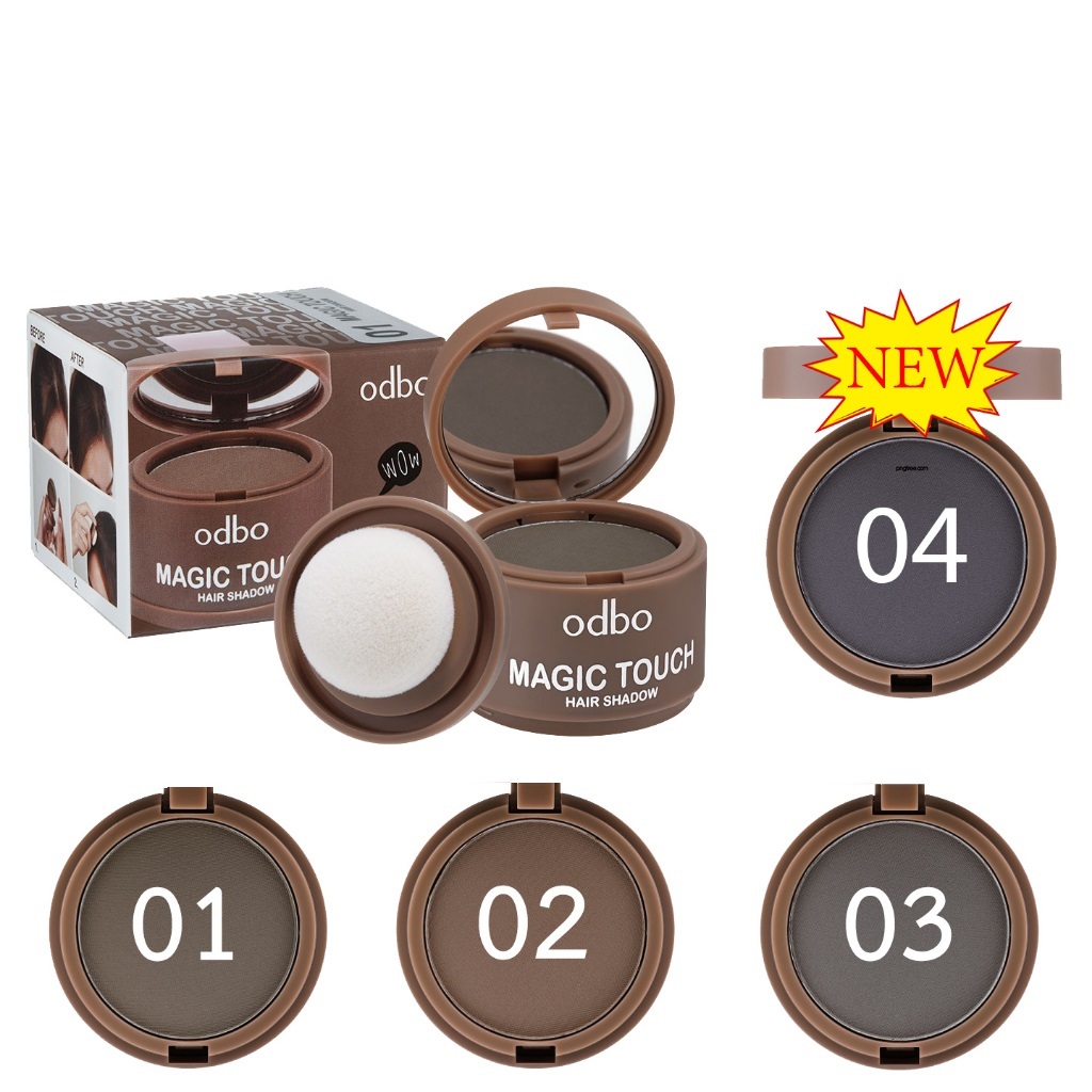 Odbo NextGen Magic Touch Hair Shadow 3g โอดีบีโอ เน็กซ์เจน แมจิก ทัช แฮร์ แชโดว์ ปิดผมบาง ที่ปิดเหม่ง
