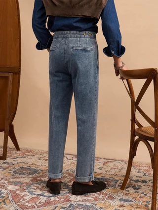 [MALLAGO MEN] JEANS ยีนส์ฟอก 22ออนซ์ สไตล์วินเทจ มีตารางไซซ์และวิธีสั่งหากไม่แน่ใจสั่งอย่างไรแนะนำทักเข้ามาก่อนค่ะ