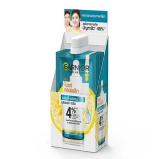 Garnier การ์นิเย่ สกิน แนทเชอรัลส์ ไบร์ท คอมพลีท แอนตี้-แอคเน่ บูสเตอร์ เซรั่ม 7.5 มล. แบบซอง *กล่อง6ซอง*