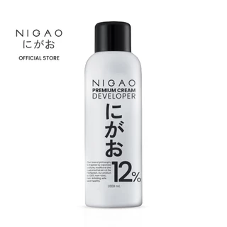 [ไฮโดรเจนขวดใหญ่] NIGAO Developer Premium Cream | นิกาโอะ ดีเวลลอปเปอร์ พรีเมี่ยม ครีม อ่อนโยน ไม่ระคายเคือง 1000 mL
