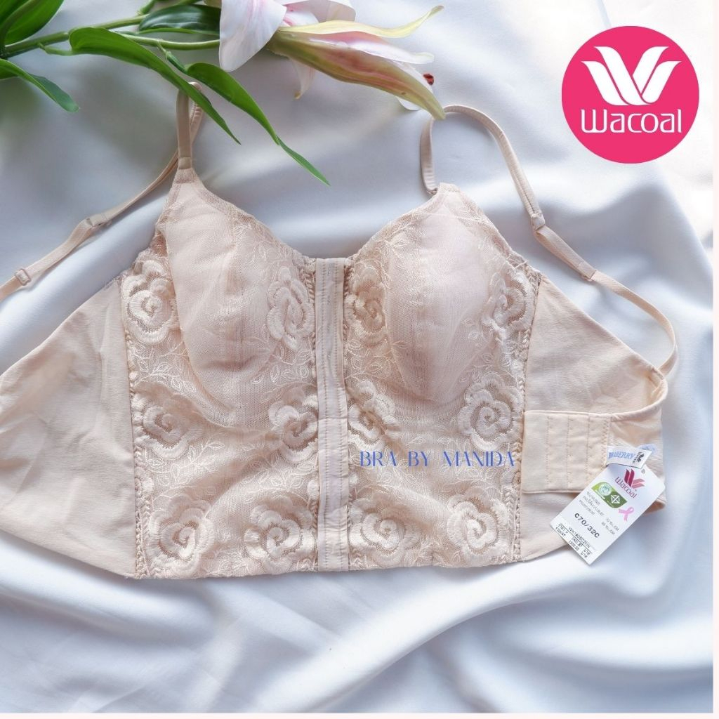 Wacoal Braberry ชุดชั้นในเต็มตัว   ดีไซน์สุดหวาน มีโครง ฟองบาง