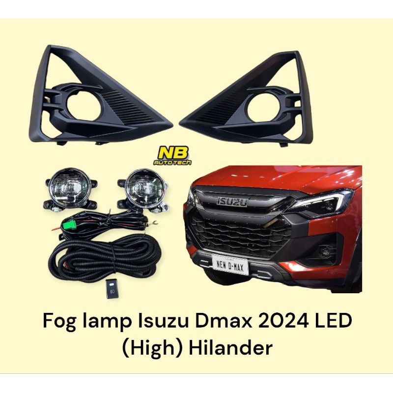 ไฟตัดหมอก Dmax 2024 2025 ไฮเลรเดอร์ ตัวสูง ไฟสปอร์ตไลท์ Foglamp Isuzu Dmax Hilander 2024