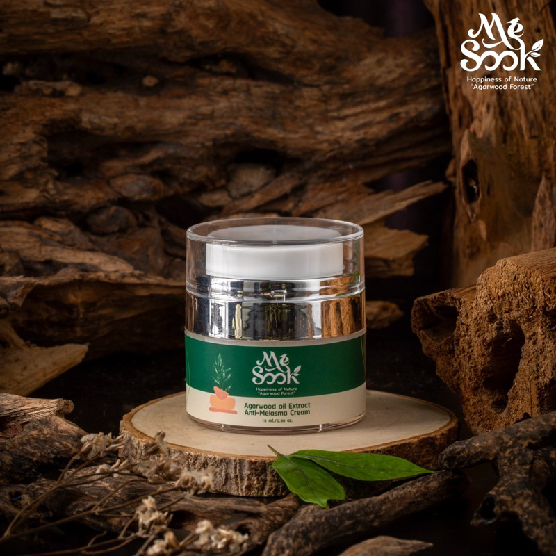 MESOOK Agarwood Anti-Melasma Cream ครีมลดเลือนฝ้ากฤษณา ช่วยปกป้องผิวหน้าจากแสงแดด