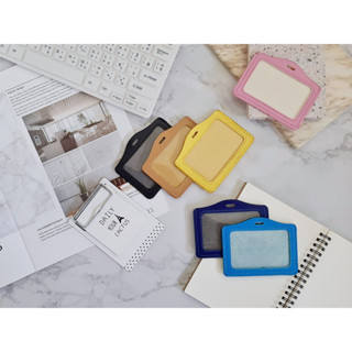 ป้ายชื่อหนัง ป้ายชื่อ ซองหนัง S33 ที่ใส่บัตรนักเรียน ที่ใส่บ…