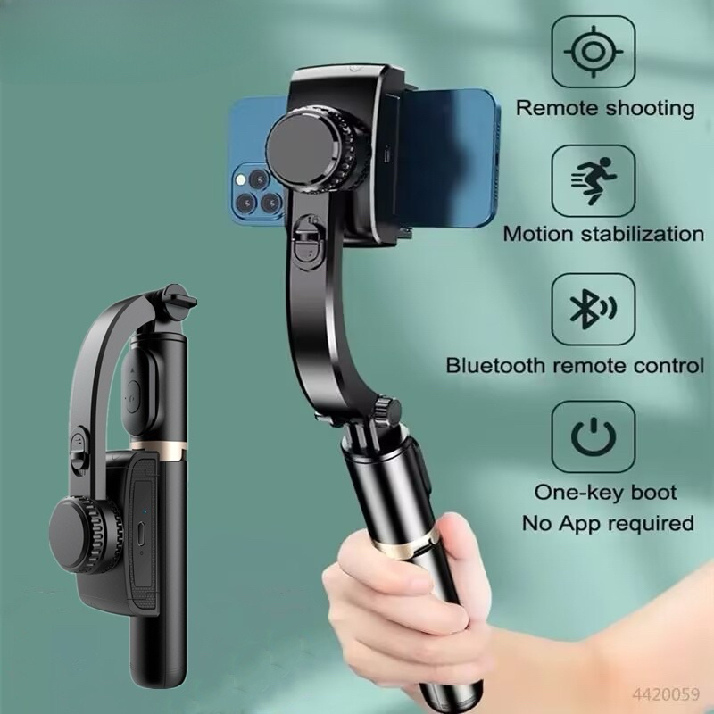 ไม้กันสั่นSelfie Stick Stabilize Trpod รุ่น Q08 ไม้กันสั่น สำหรับสมาร์ทโฟน หมุนได้ 360 องศาสินค้าพร้อมส่ง โลหะ
