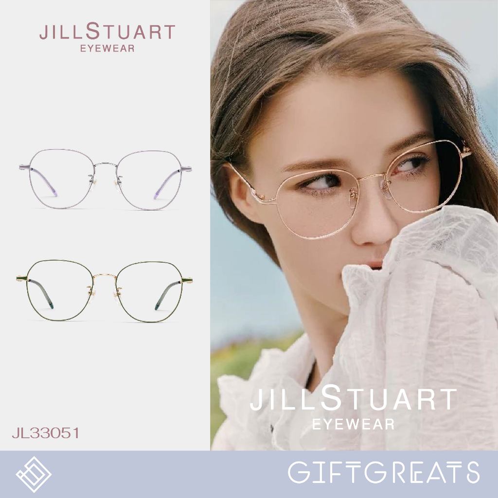 JILL STUART - JL33051 กรอบแว่นไทเทเนี่ยม มีทั้งแบบเฉพาะกรอบ และพร้อมเลนส์กรองแสงสีฟ้า