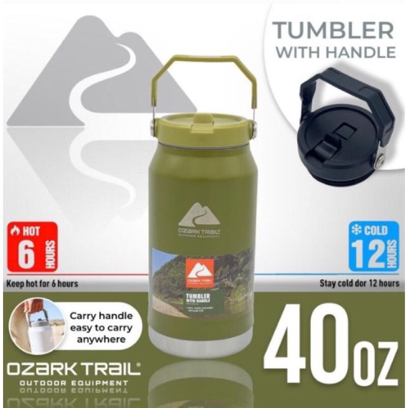 กระบอกน้ำ แทงค์ โอชาคเทล สแตนเลส เก็บความเย็น เก็บความร้อน Tank cylinder Ozark trail 40oz