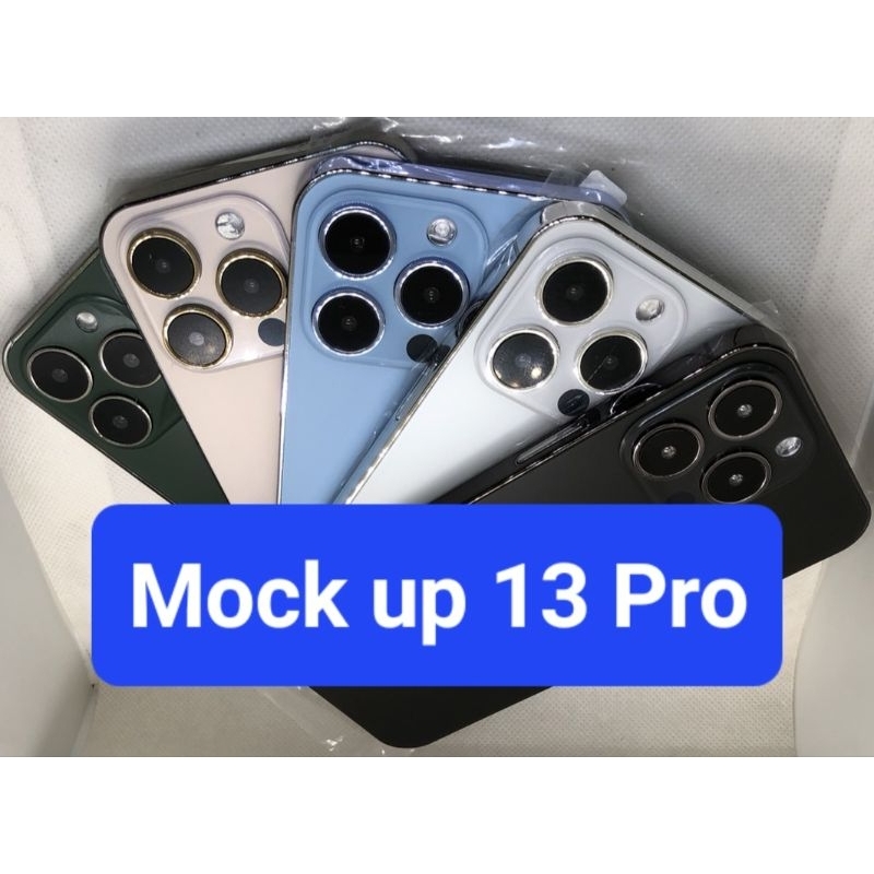 mockup โมเดล รุ่น i13 Pro โทรศัพท์ปลอมไว้สำหรับโชว์ ไม่สามารถเล่นได้ ขนาดและน้ำหนักเท่าจริง มีสินค้าพร้อมส่ง****
